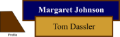 Nameplates with Wood Base