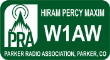 PRA-1 magnetic name badge for Parker Radio Association
