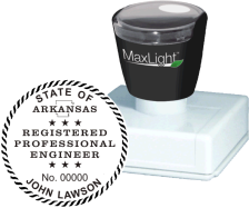 Petersen Specialty - Arkansas Professional Engineer Seal. This and more custom professional engineer seals for every state available now. Order Today!