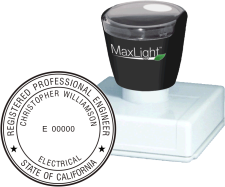 Petersen Specialty - California Professional Engineer Seal Stamp. This and more professional engineer seals for every state available now. Order Today!