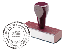 Petersen Specialty - New Hampshire Professional Engineer Seal. This and more custom engineer, architect and land surveyor seals for every state available now. Order Today!
