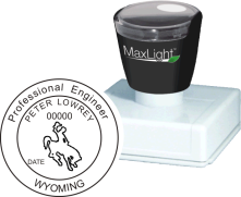 WY PE MAX - MaxLight Professional Engineer Seal