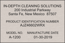 Petersen Specialty - Plastic Electrical Panel Plate 3" X 6"  for control boxes/panels, machine equipment and industrial uses. Customize text, color and easy install options for your needs. Order today!