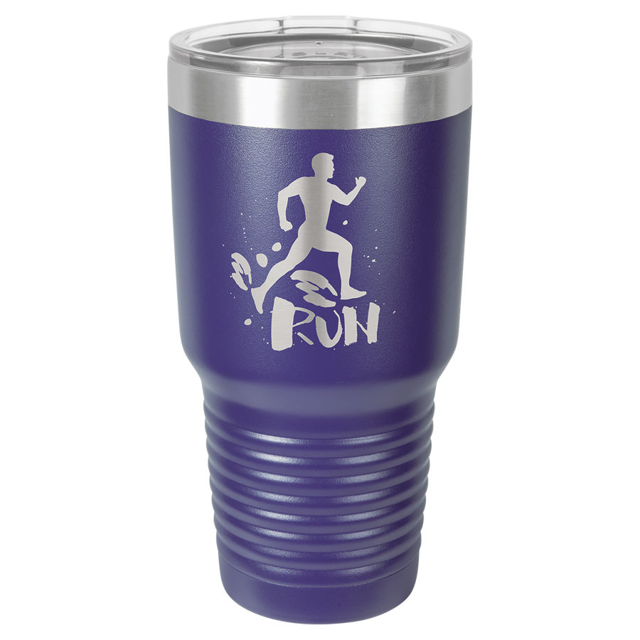 30 oz. Purple Polar Camel insulated tumbler.  Customizable with your personal image or saying.