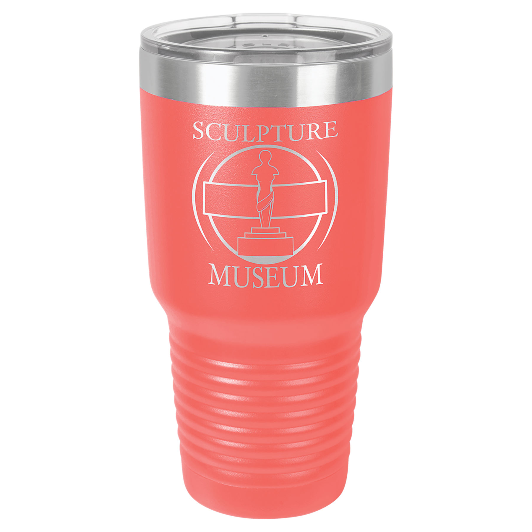 30 oz. Coral Polar Camel insulated tumbler.  Customizable with your personal image or saying.