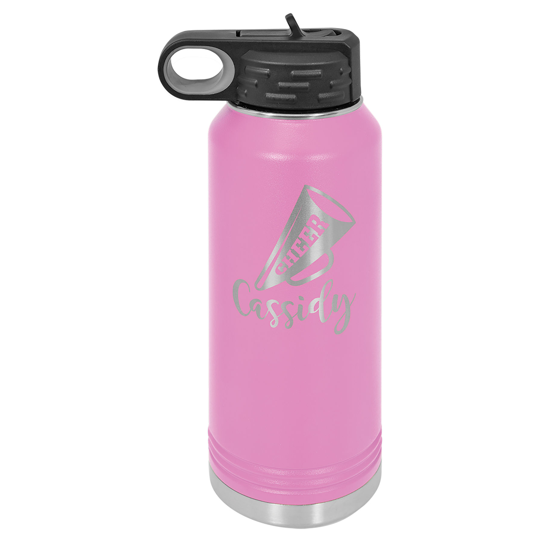 32 oz. Light Purple Stainless Steel Insulated Water Bottler.  Customizable with your personal image or saying.