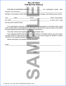 Petersen Specialty - Colorado Legal Forms - Bill of Sale for Motor Vehicle. This and more legal forms available for download and in store pick up available now. Order Today!