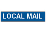 LOCAL MAIL sign